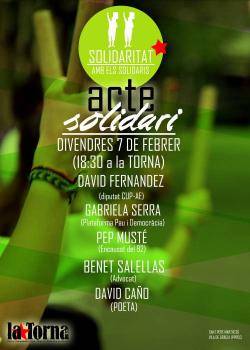 Acte solidari amb el bastoners de Gràcia