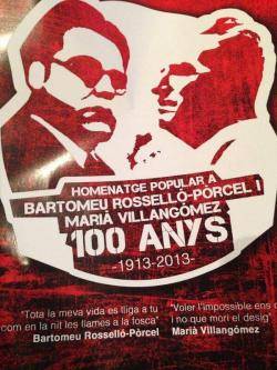 Homenatge popular a Bartomeu Rosselló-Pòrcel i Marià Villangómez