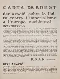 Carta de Brest, signada conjuntament amb el PSAN-provisional