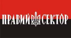 Bandera de Right Sector, un moviment filo-feixista