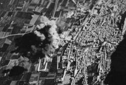 Xàtiva bombardejada per l'exèrcit espanyol