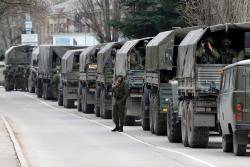 Les tropes russes  van envair les principals artèries de Crimea dissabte 