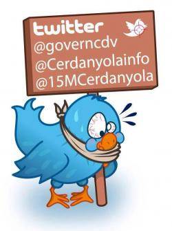 Censuren tres comptes de Twitter sobre Cerdanyola del Vallès