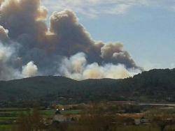 Incendi forestal a Calonge i Vall-llobrega