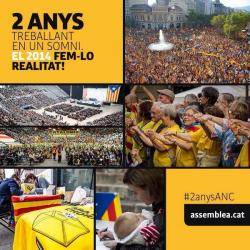La CUP solidària amb l'Assemblea Nacional Catalana