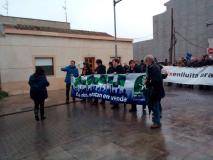 Pancarta d'Ecologistes en Acció a la manifestació de la PDE