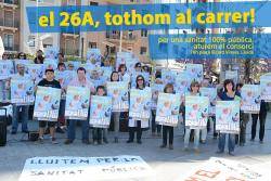 manifestació prevista pel 26 d'abril pels carrers de Lleida en defensa de la Sanitat pública