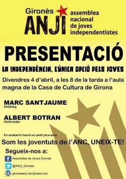 Presentació a Girona de l'ANJI