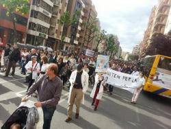Gran mobilització a Lleida en defensa de la sanitat pública