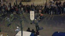 Fotografia de la processó de Divendres Sant a Sabadell amb la desfilada de la Legión