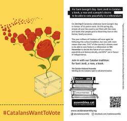 Sant Jordi: un llibre, una rosa i lanhel dun poble