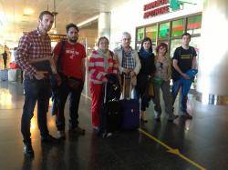 La delegació catalana està formada  Marta Vilalta (ERC), Hortènsia Grau (ICV-EUiA), Jordi Escoda (CUP) Josep Casafont (CUP),  Isidre Pineda (ERC), Núria Salamé i Miquel Cartró