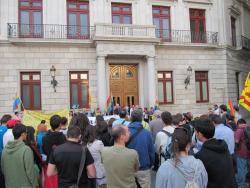 Manifestació contra l'homofòbia a Reus