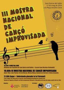 3a Mostra Nacional de Cançó Improvisada a Sant Quirze del Vallès