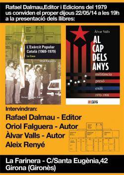 Ahir es va fer la presentació a Girona del llibre d'Àlvar Valls i Oriol Falguera