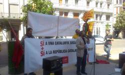 Jaume Soler ha fet un parlament davant de la Cambra de Comerç en el transcurs de l'esmorzar en contra dels abusos de la patronal