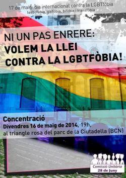 El Brot Bord i la Comissió Unitària 28J reivindiquen un món lliure el Dia Mundial contra la LGBTfòbia