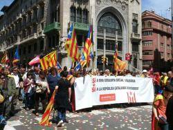 l'ANC s'ha sumat a les mobilitzacions de l'1 de maig