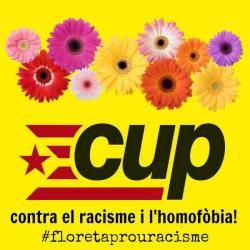 Milers de flors al cap com a resposta a l'homofòbia de la PxC. Suport de la CUP