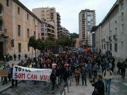 Manifestació a Girona