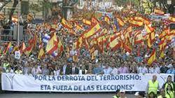 2005 Manifestació a Madrid contra la negociació i la pau amb ETA