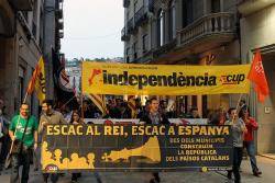 Girona ha encapçalat nombroses protestes contra la monarquia espanyola