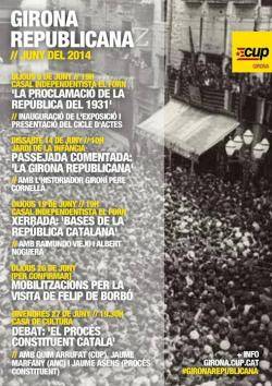 Cicle d'activitats 'Girona republicana'