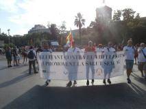 Manifestació del 28J a Barcelona, per l'alliberament lèsbic, gai, bi, trans i intersex