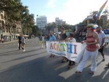 Manifestació del 28J a Barcelona, per l'alliberament lèsbic, gai, bi, trans i intersex