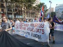 Manifestació del 28J a Barcelona, per l'alliberament lèsbic, gai, bi, trans i intersex