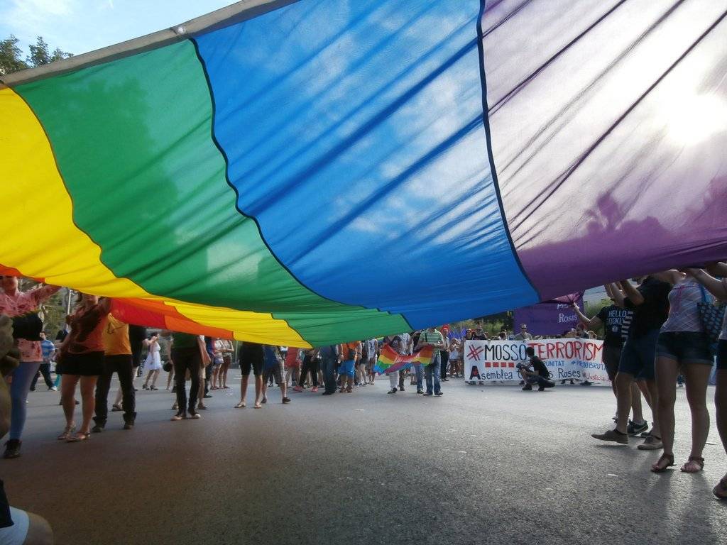 Manifestació del 28J a Barcelona, per l'alliberament lèsbic, gai, bi, trans i intersex