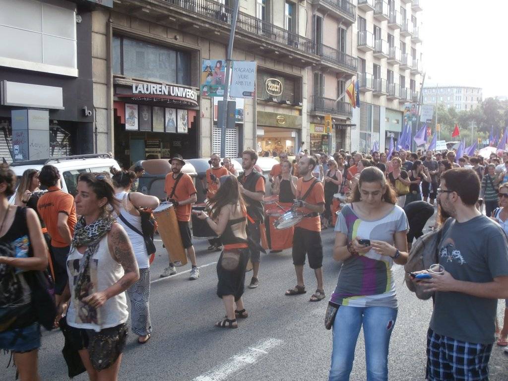 Manifestació del 28J a Barcelona, per l'alliberament lèsbic, gai, bi, trans i intersex