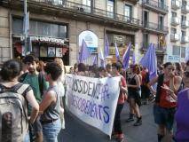 Manifestació del 28J a Barcelona, per l'alliberament lèsbic, gai, bi, trans i intersex