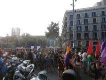 Manifestació del 28J a Barcelona, per l'alliberament lèsbic, gai, bi, trans i intersex