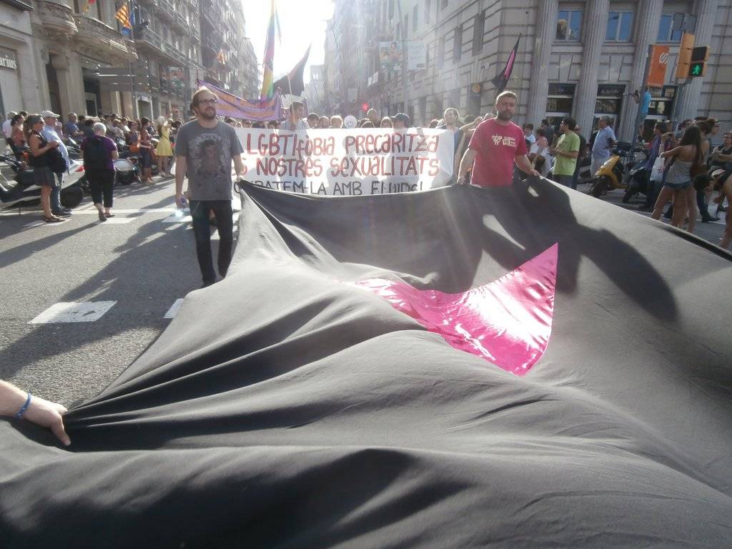 Manifestació del 28J a Barcelona, per l'alliberament lèsbic, gai, bi, trans i intersex