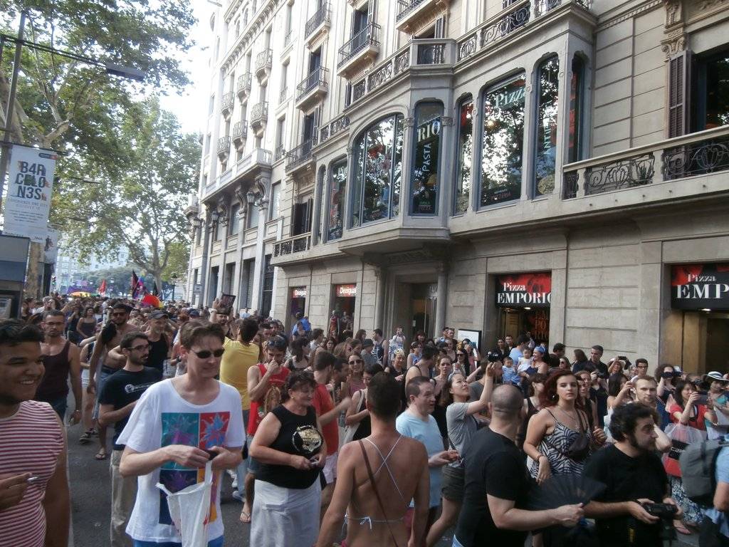 Manifestació del 28J a Barcelona, per l'alliberament lèsbic, gai, bi, trans i intersex