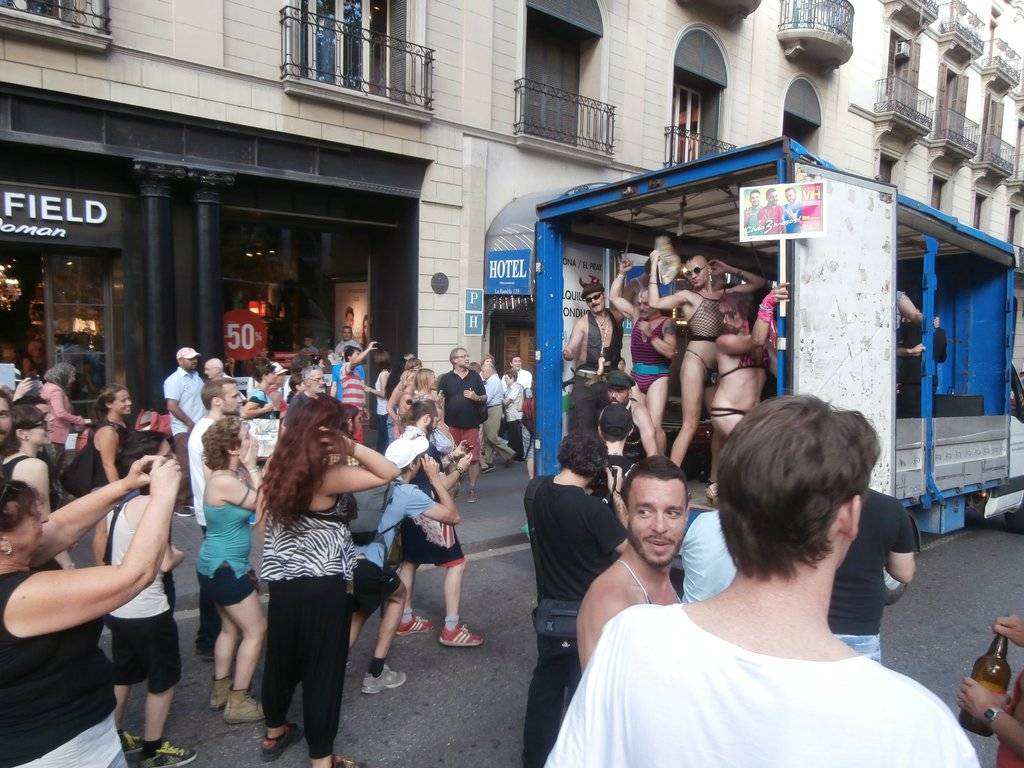 Manifestació del 28J a Barcelona, per l'alliberament lèsbic, gai, bi, trans i intersex