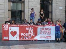 Manifestació del 28J a Barcelona, per l'alliberament lèsbic, gai, bi, trans i intersex