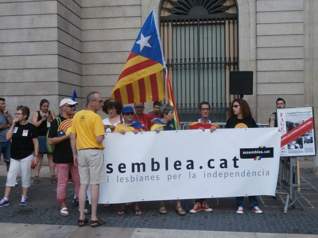 Manifestació del 28J a Barcelona, per l'alliberament lèsbic, gai, bi, trans i intersex