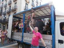 Manifestació del 28J a Barcelona, per l'alliberament lèsbic, gai, bi, trans i intersex