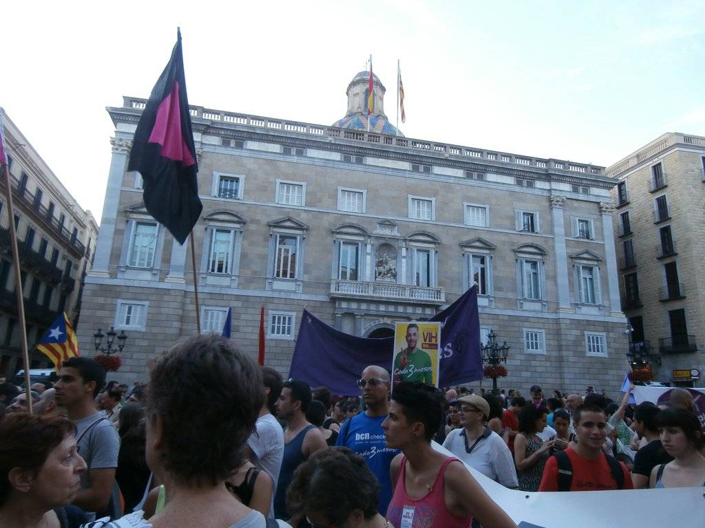 Manifestació del 28J a Barcelona, per l'alliberament lèsbic, gai, bi, trans i intersex