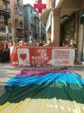 Manifestació del 28J a Tortosa, per l'alliberament lèsbic, gai, bi, trans i intersex