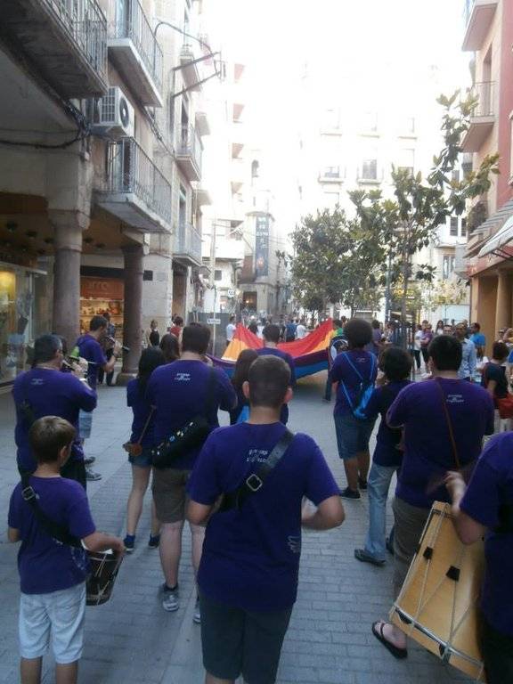 Manifestació del 28J a Tortosa, per l'alliberament lèsbic, gai, bi, trans i intersex