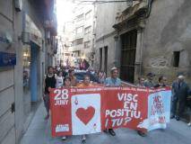 Manifestació del 28J a Tortosa, per l'alliberament lèsbic, gai, bi, trans i intersex