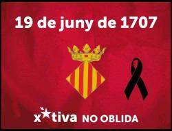 Xàtiva recorda la destrucció i els crims de 1707