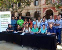 Presentació al Parlament de la "Xarxa Referèndum 9N"