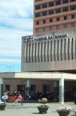 Hospital de Terrassa, on va ser atesa la víctima de l'agressió racista