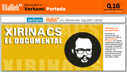 XIRINACS, el documental, al canal Verkami de VilaWeb