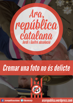 Cartell: "Ara, República Catalana"