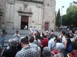 Inici de la marxa reivindicativa fins al Parc de l?Oreneta